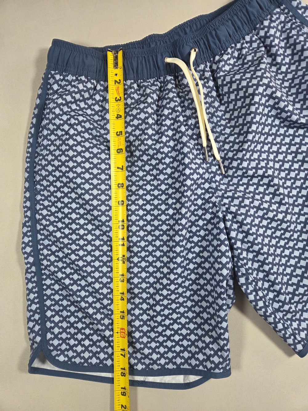 Fair Harbor Men's Navy Anchor Printed Board Shorts Size Large - Picture 4 of 10